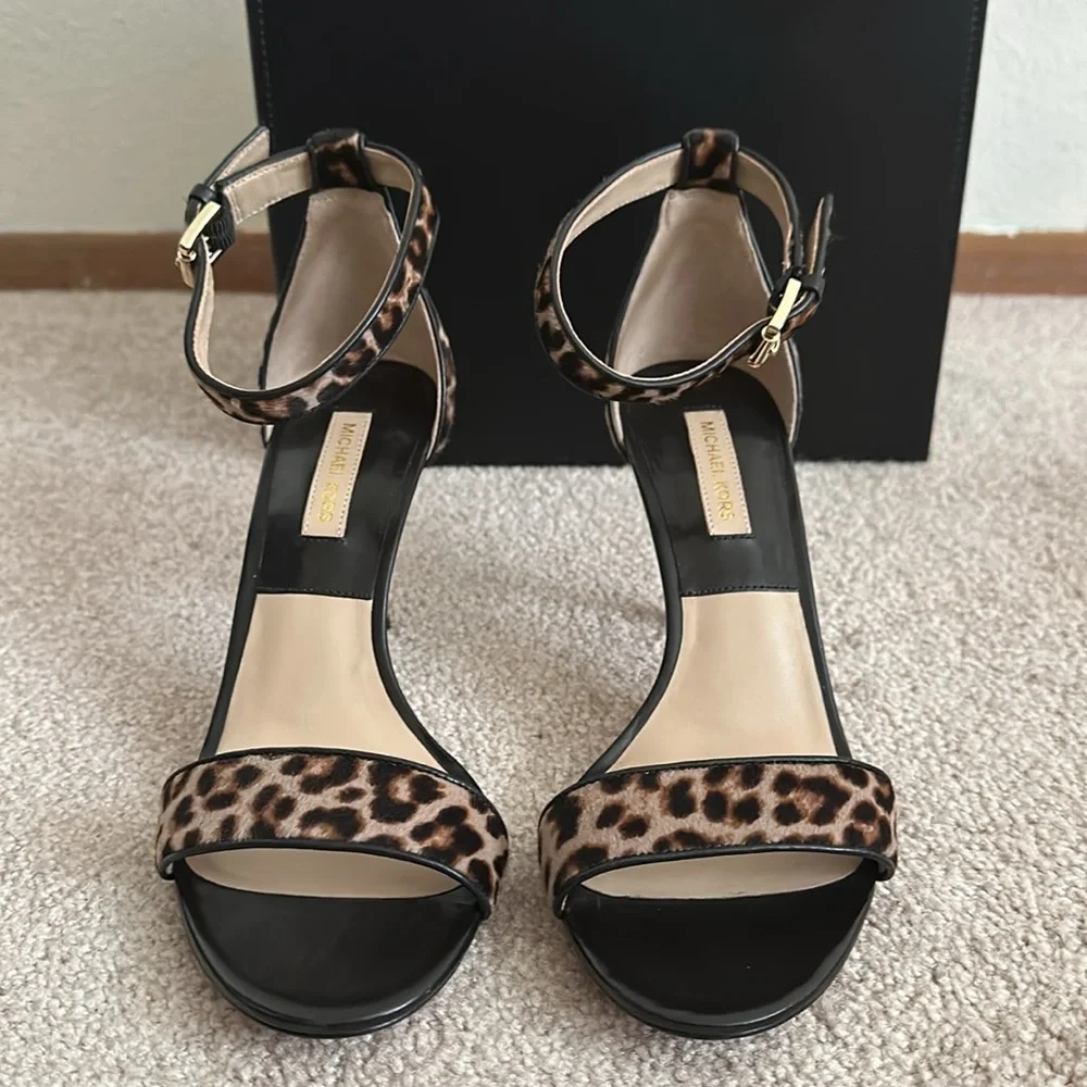 Michael Kors Leopard Sandals - Picture 13 of 15
